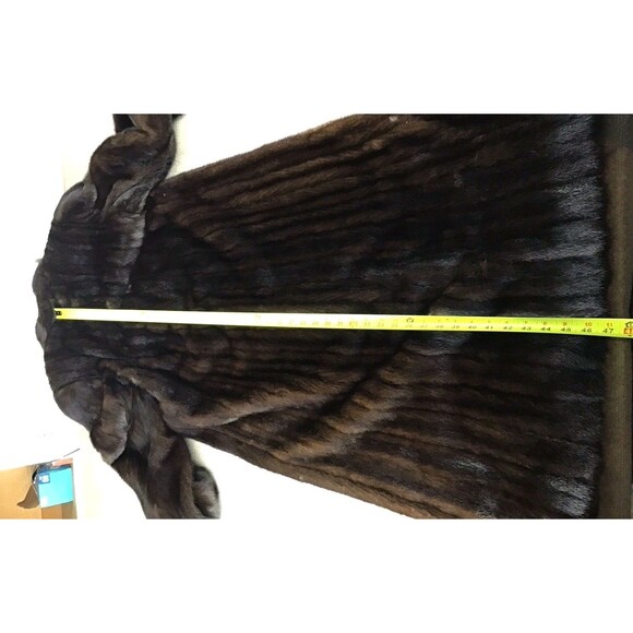Lowenthal Fur Custom Women Sz 10 Full Length Mahogany Mink Coat MSRP $4550 - Picture 13 of 16
